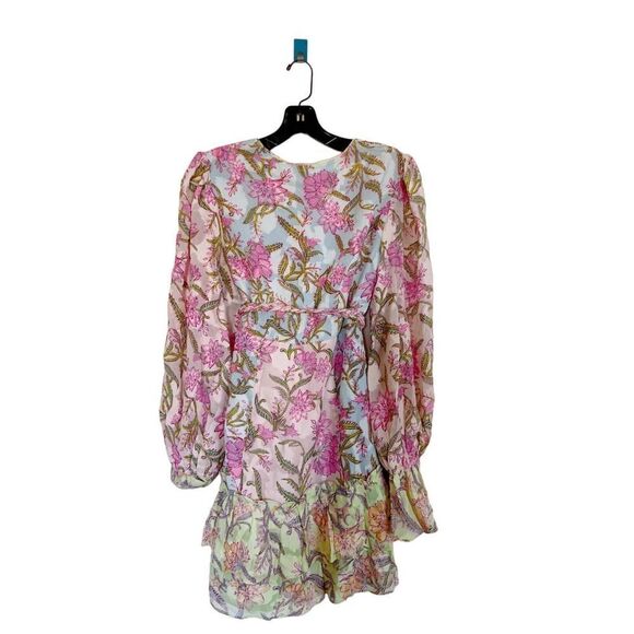 HEMANT & NANDITA floral mini dress Small - Picture 10 of 10